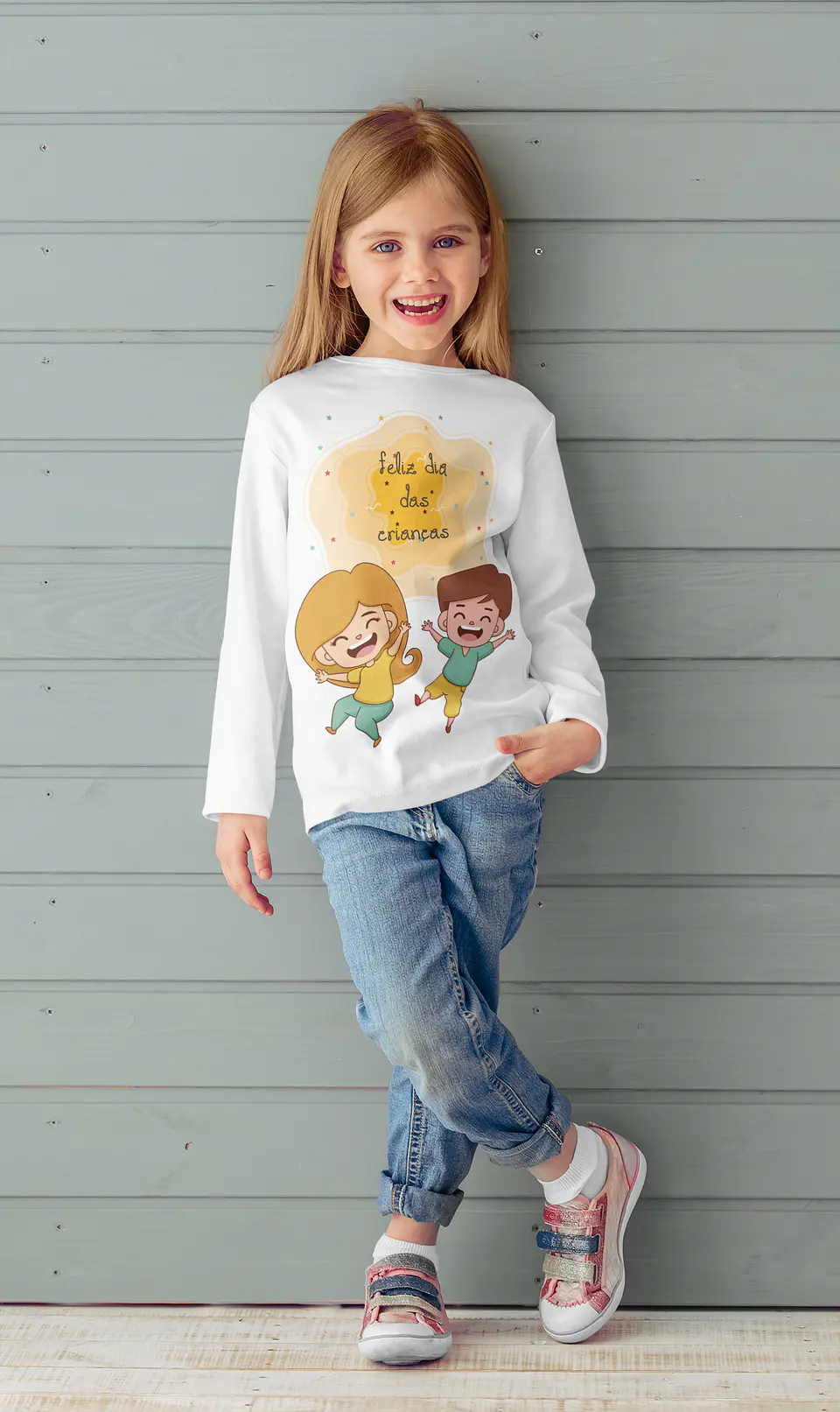 T-shirt Infantil Menina Manga Curta 5