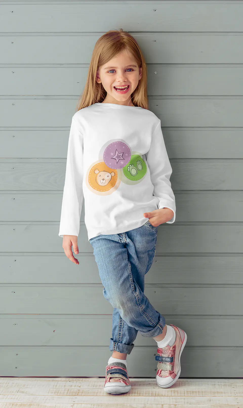 T-shirt Infantil Menina Manga Curta 6