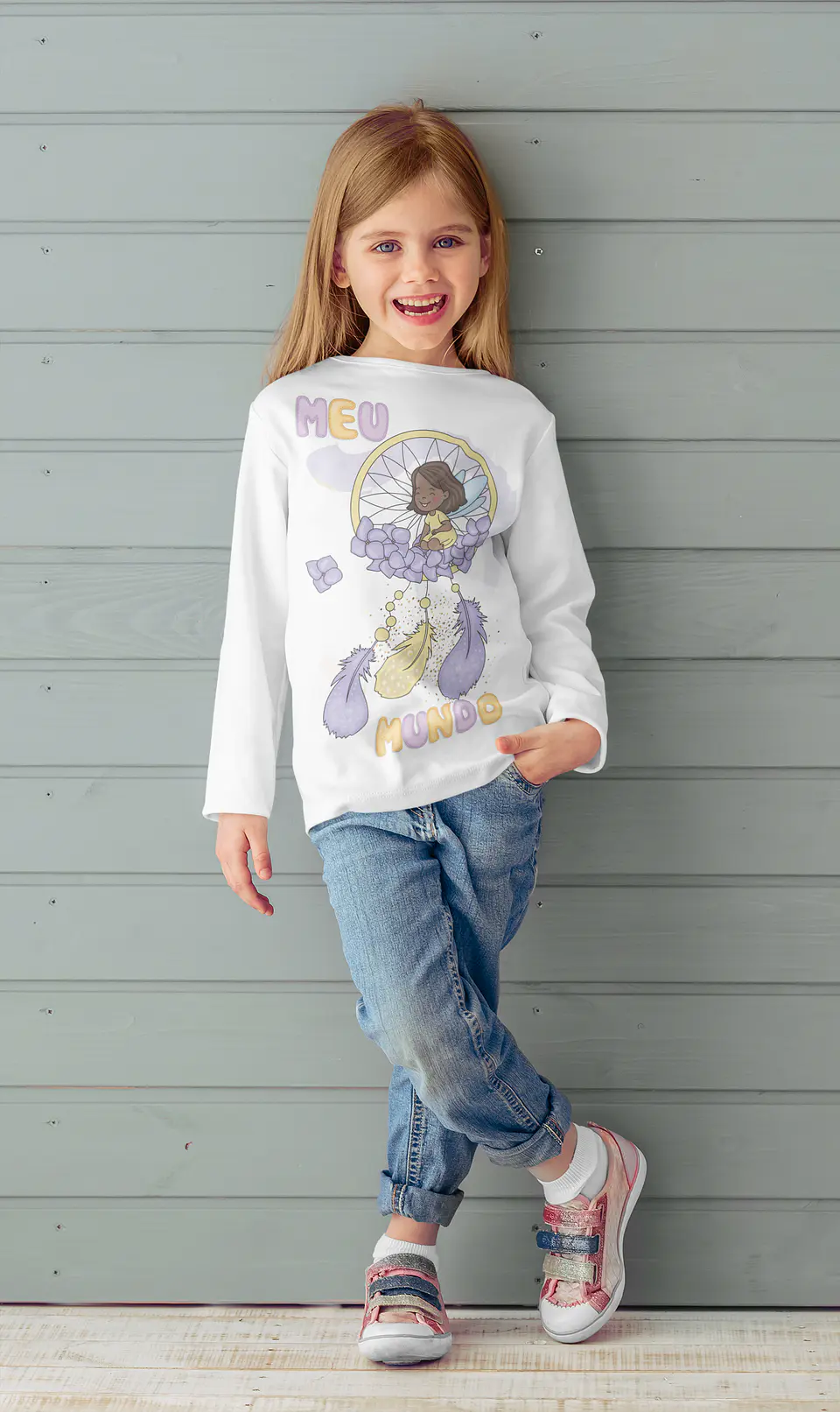 T-shirt Infantil Menina Manga Curta 16