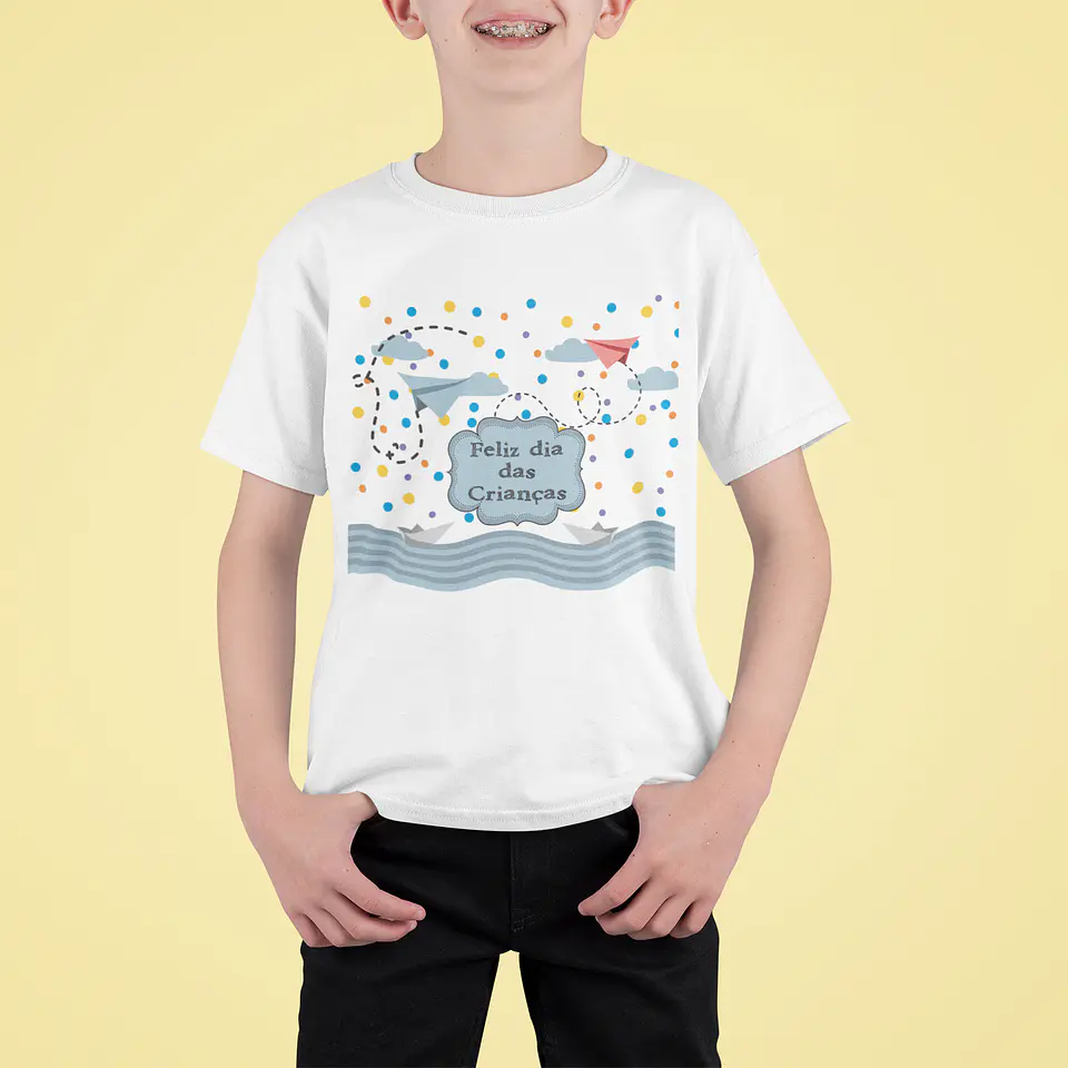 T-shirt Infantil Menino Manga Curta  1