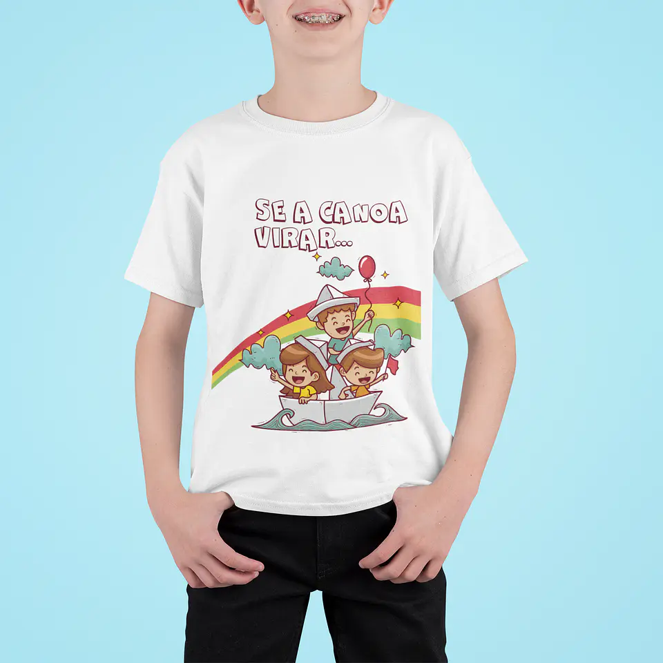 T-shirt Infantil Menino Manga Curta  12