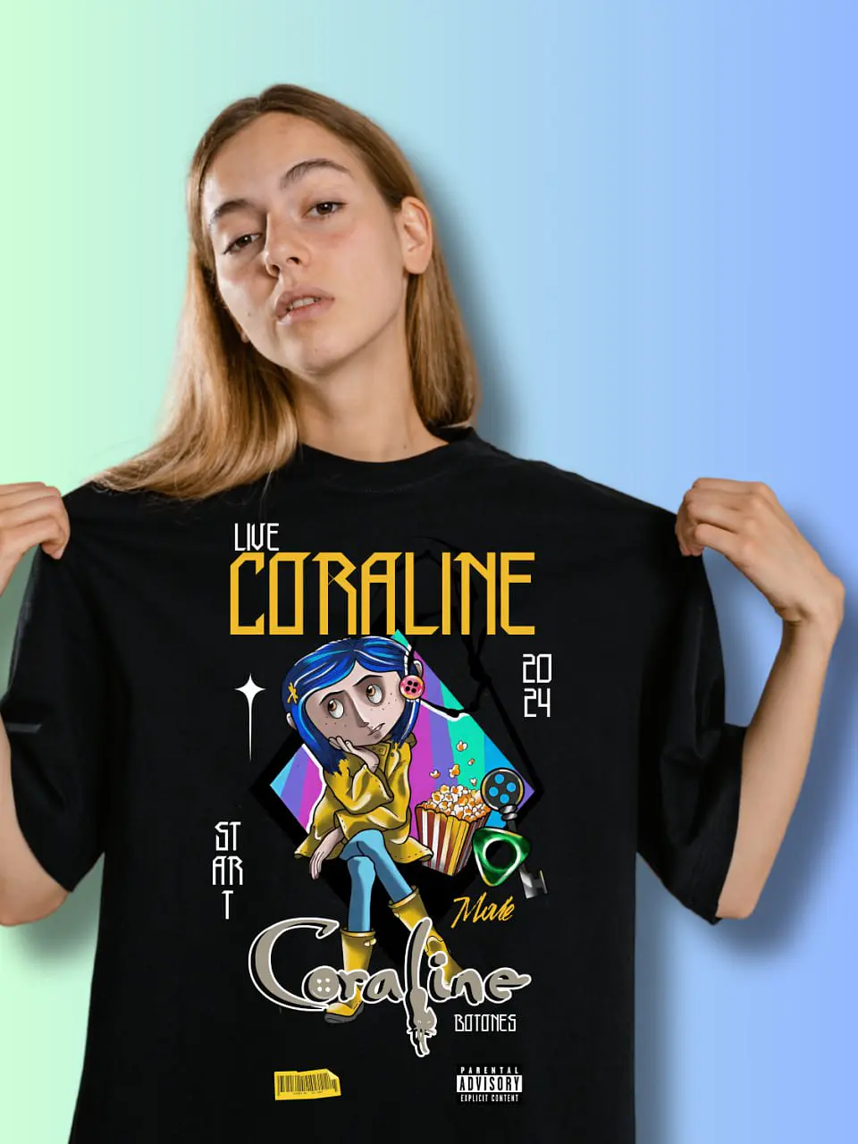 T-shirt Coraline 8