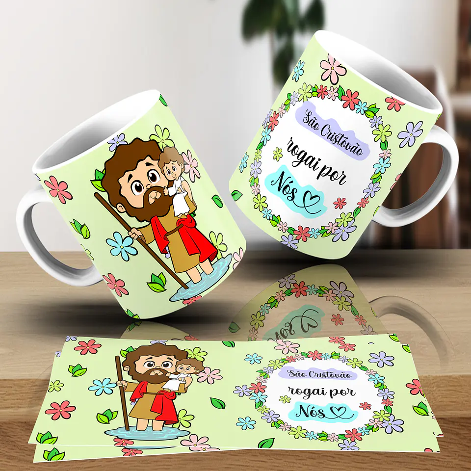 Caneca Santos Católicos 9