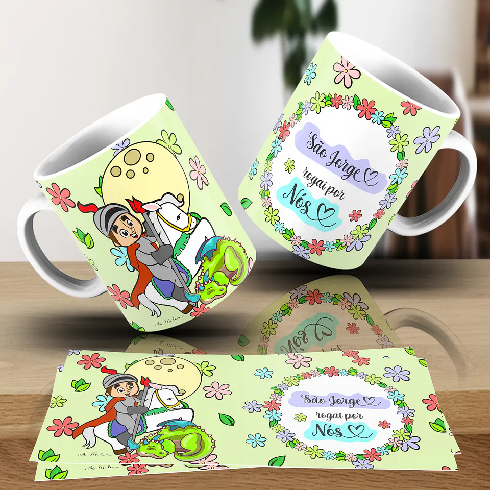 Caneca Santos Católicos 17