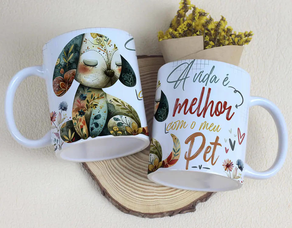 Caneca PET Doguinhos 8