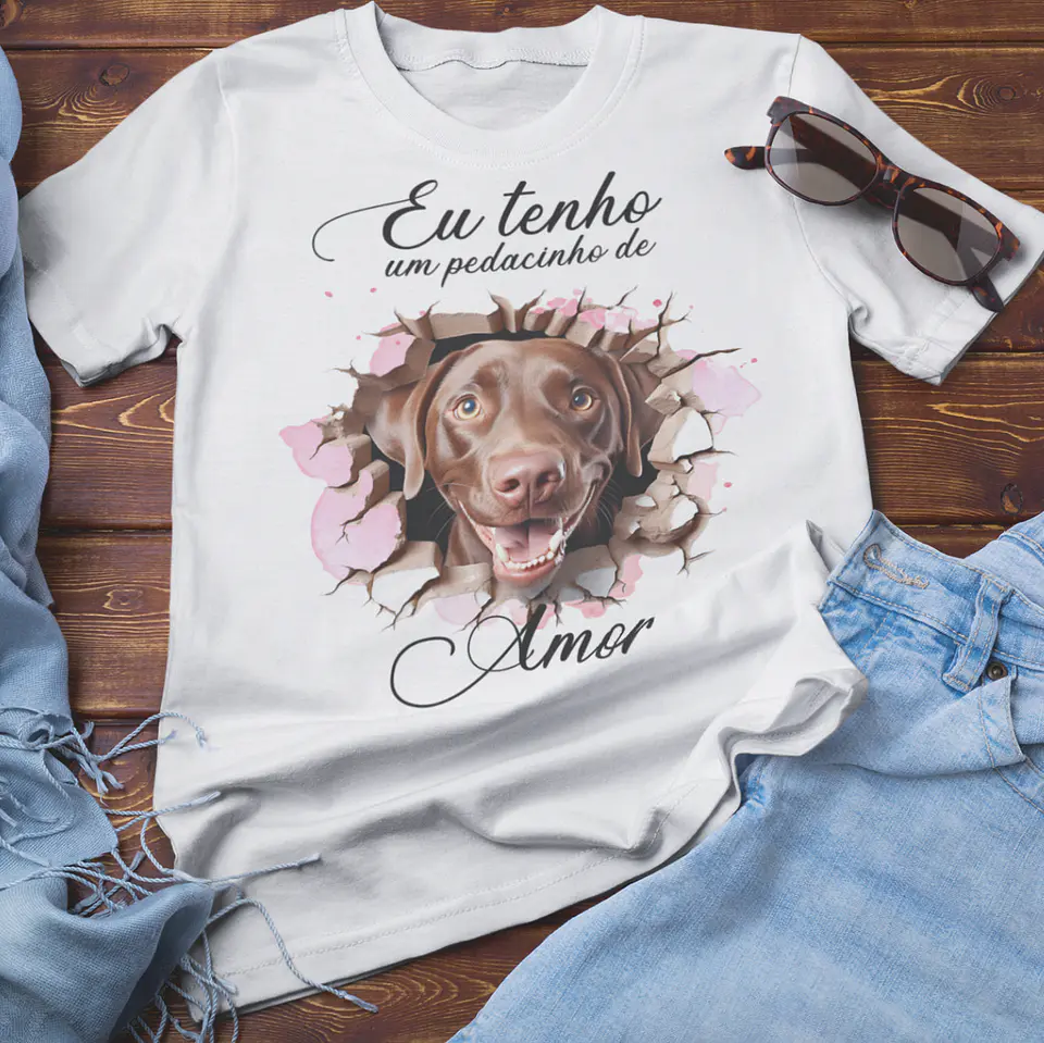 T-shirt Pet Dog 3D 1