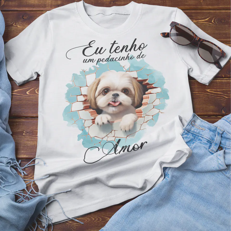 T-shirt Pet Dog 3D 10