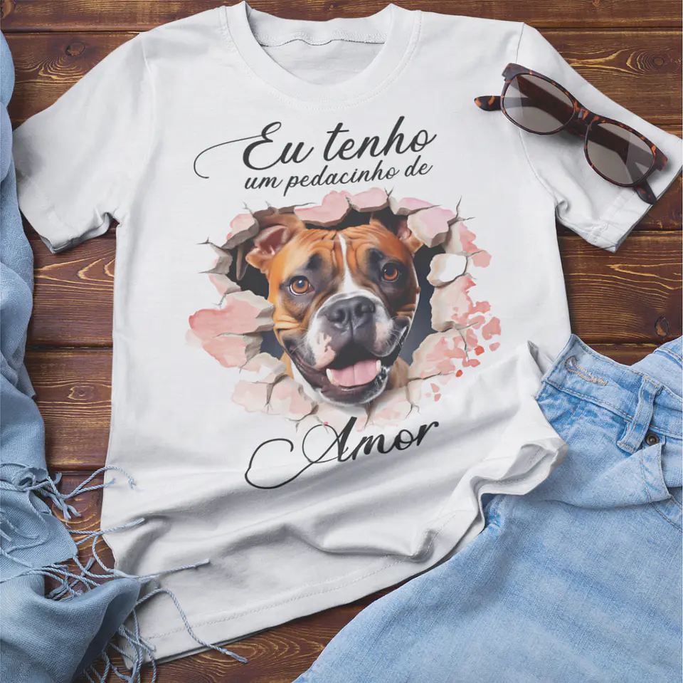 T-shirt Pet Dog 3D 15