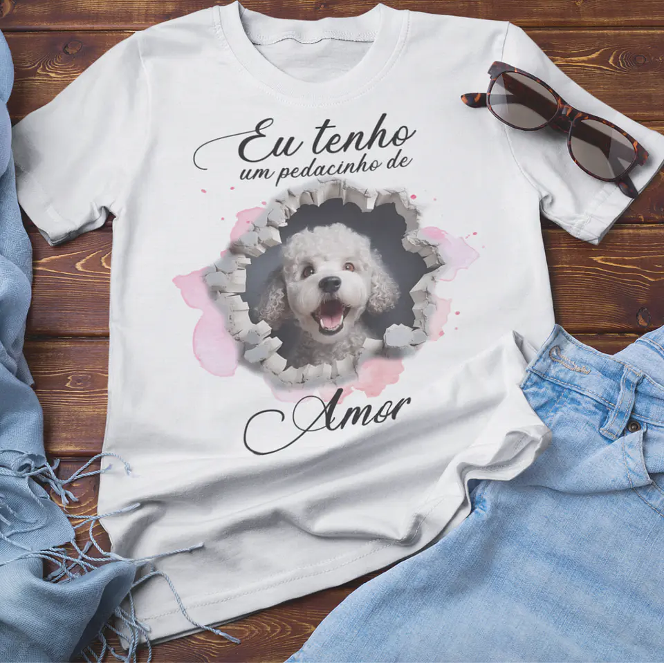 T-shirt Pet Dog 3D 17