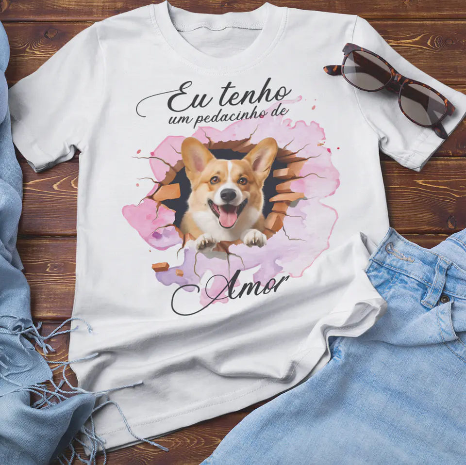 T-shirt Pet Dog 3D 21