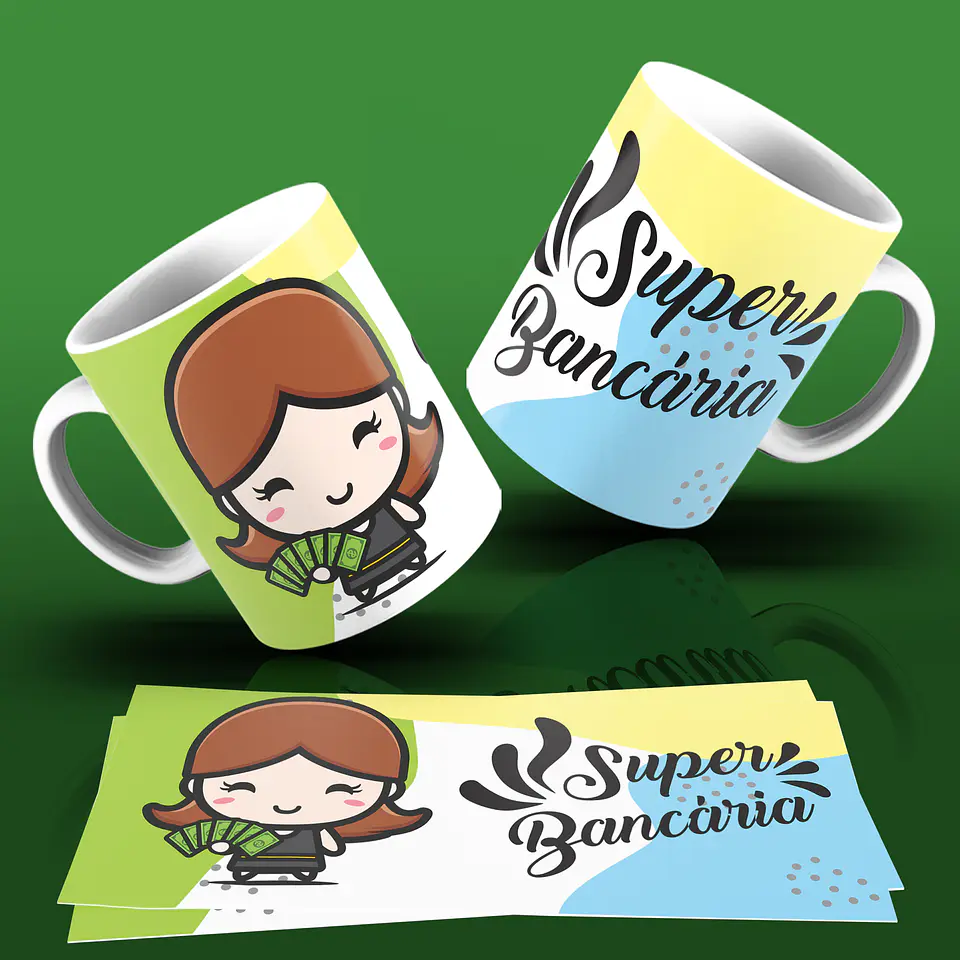 Caneca Profissões Bonecos Col. 01 1