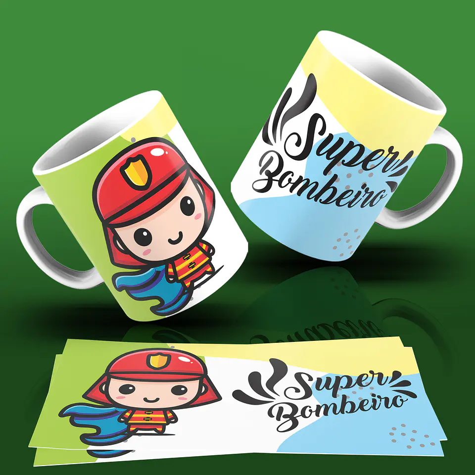Caneca Profissões Bonecos Col. 01 2