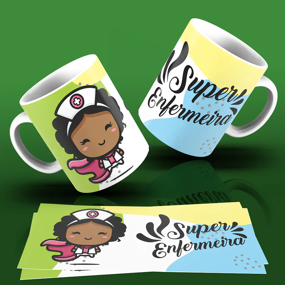 Caneca Profissões Bonecos Col. 01 3