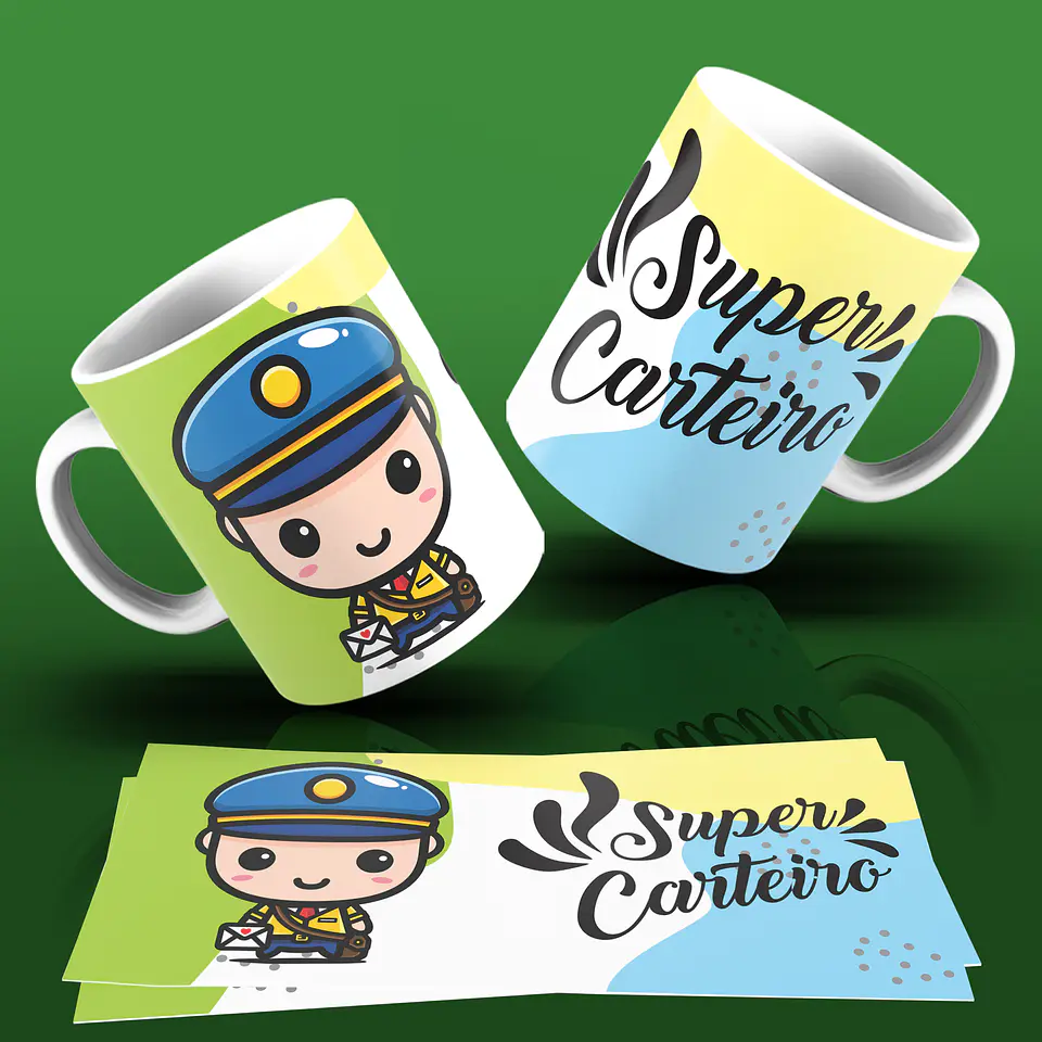 Caneca Profissões Bonecos Col. 01 4