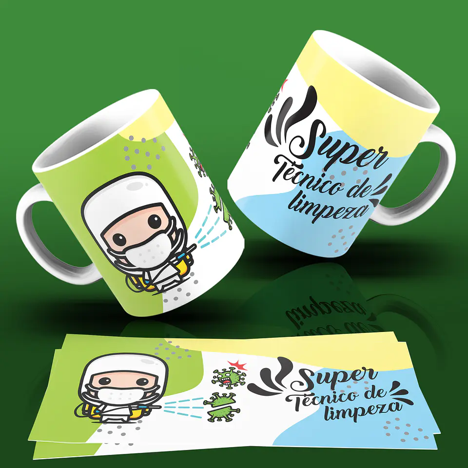 Caneca Profissões Bonecos Col. 01 7