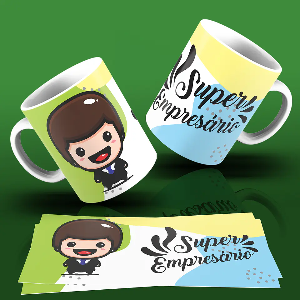 Caneca Profissões Bonecos Col. 01 8
