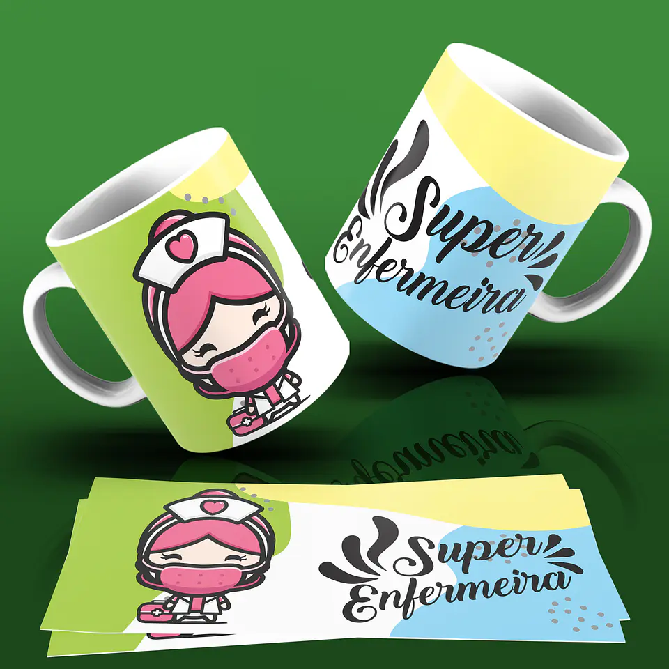 Caneca Profissões Bonecos Col. 01 10