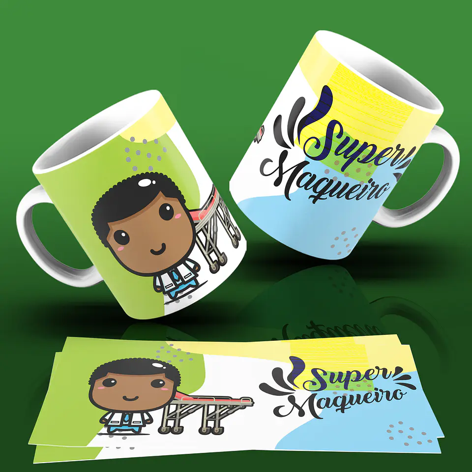 Caneca Profissões Bonecos Col. 01 12