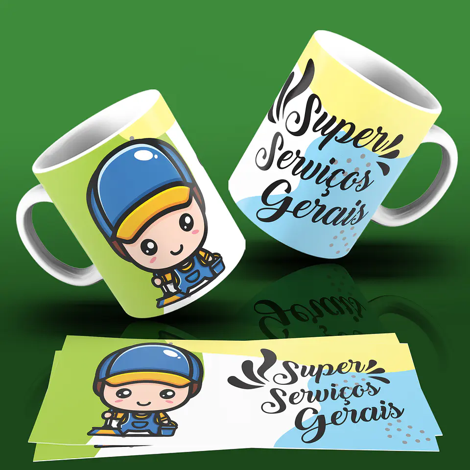 Caneca Profissões Bonecos Col. 01 14