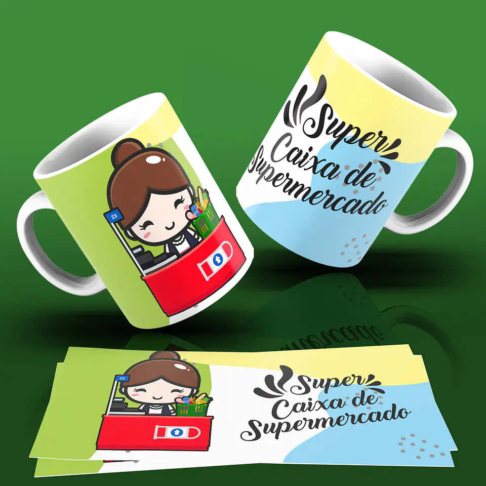 Caneca Profissões Bonecos Col. 01 18