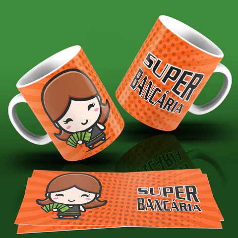 Caneca Profissões Bonecos Col. 02