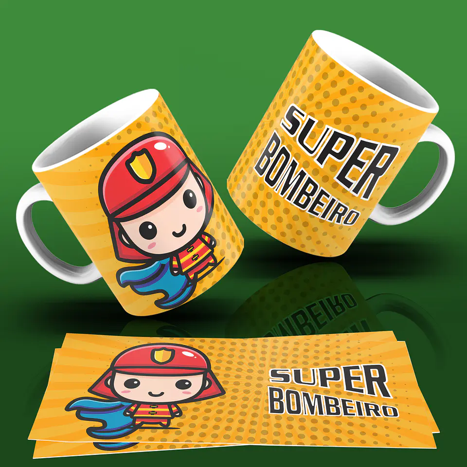 Caneca Profissões Bonecos Col. 02 2