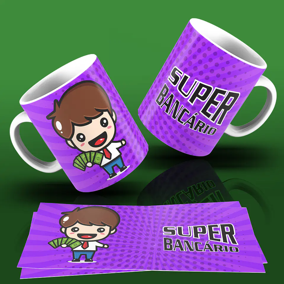 Caneca Profissões Bonecos Col. 02 24