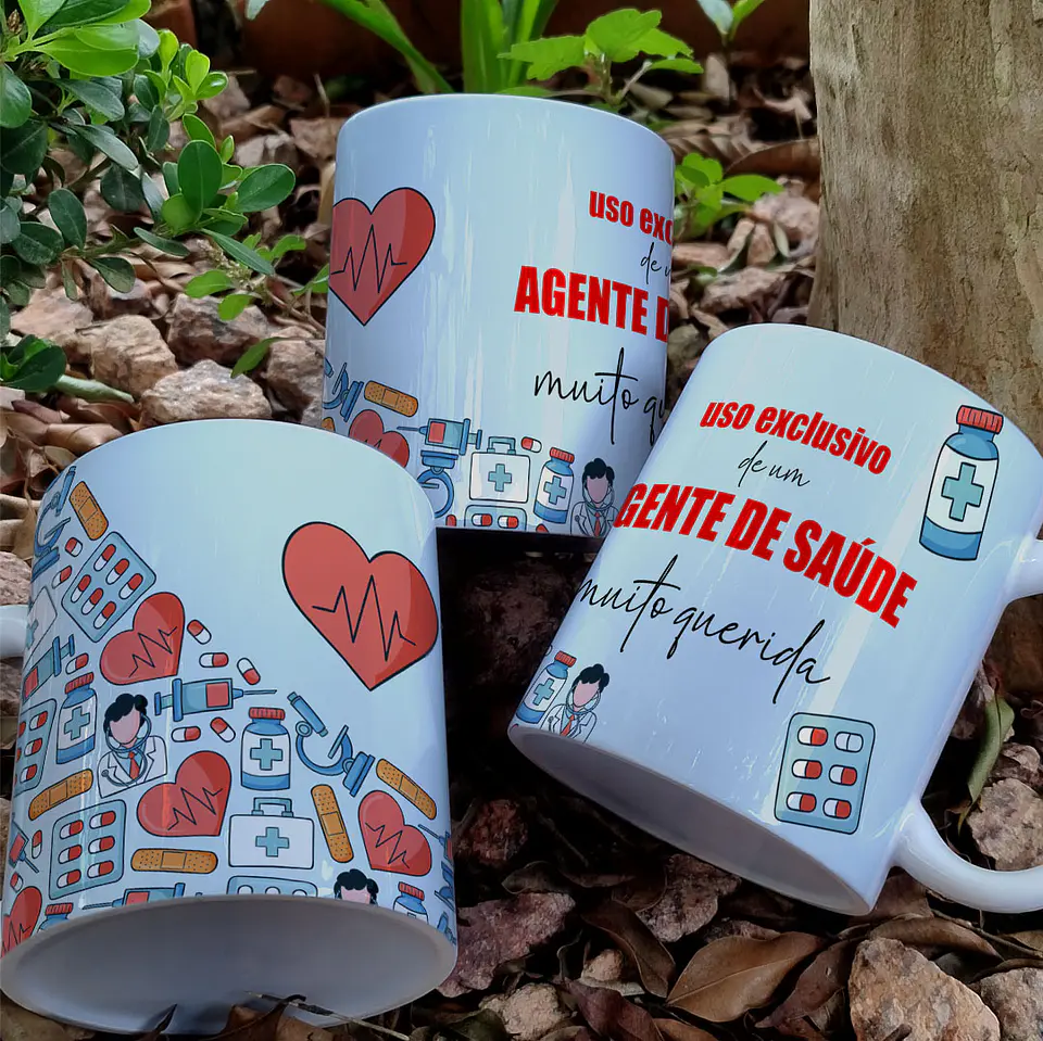 Caneca Profissões Agente de Saúde 1