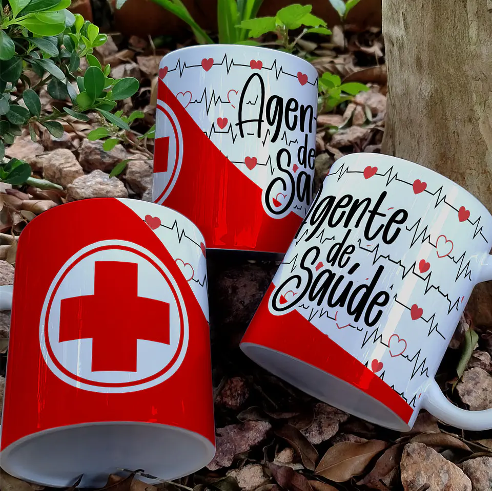 Caneca Profissões Agente de Saúde 2