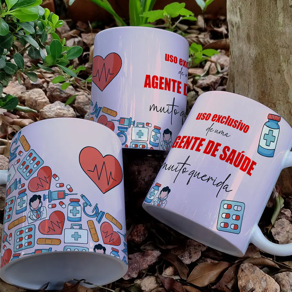 Caneca Profissões Agente de Saúde 6