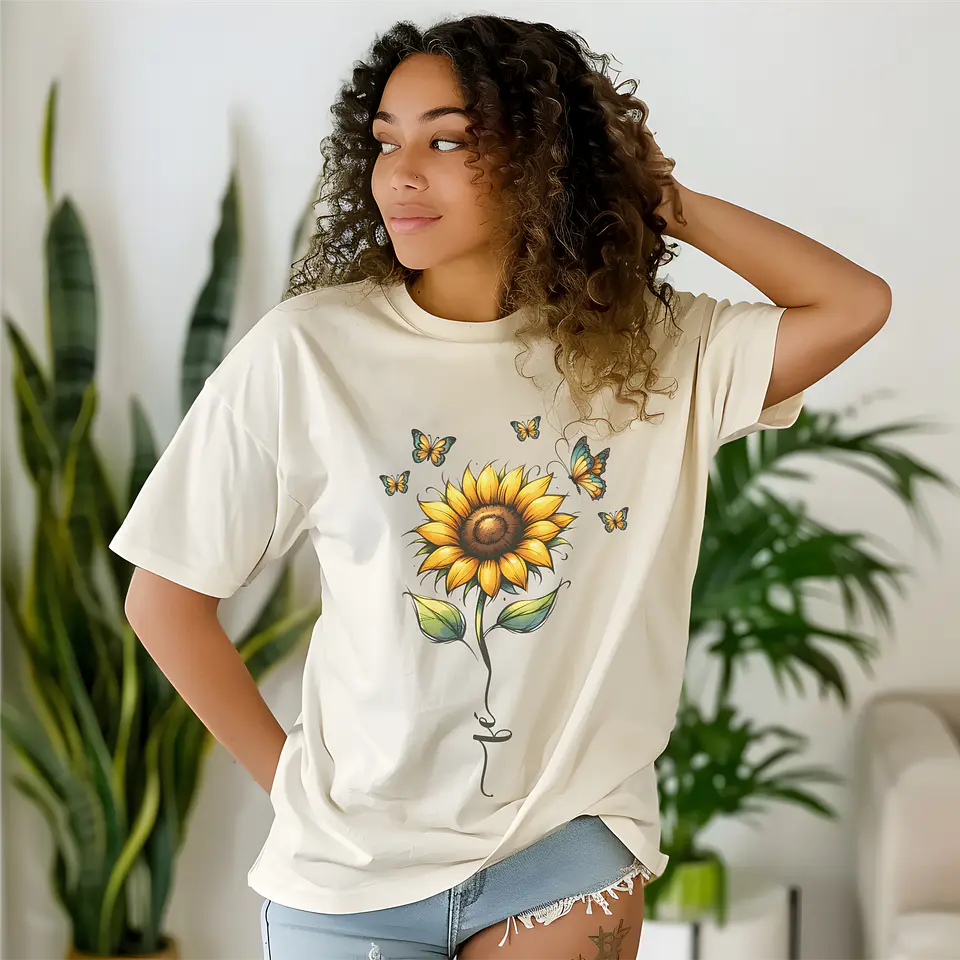T-Shirts Girassóis Motivacionais 2