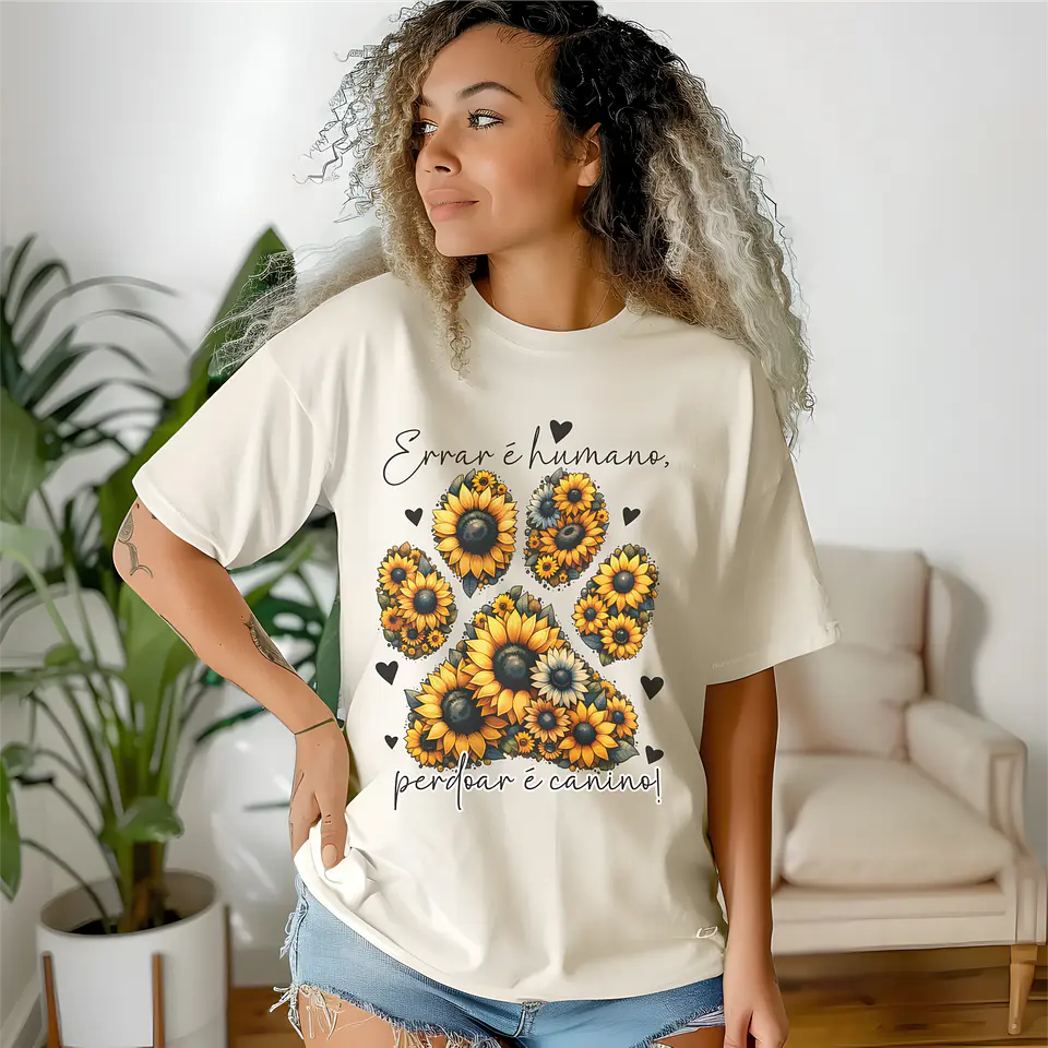 T-Shirts Girassóis Motivacionais 3