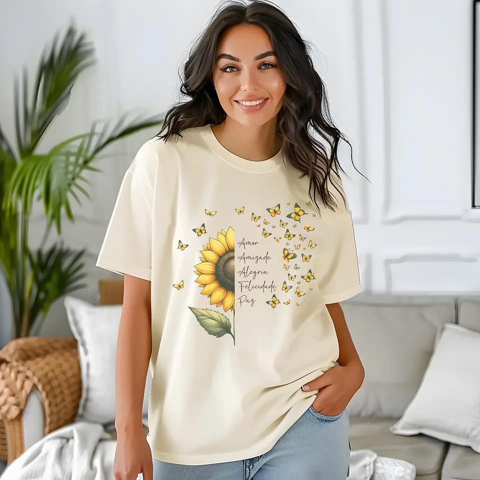 T-Shirts Girassóis Motivacionais 8