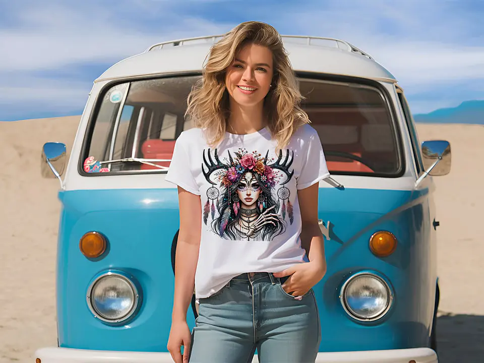 T-shirt Mulher Boho 2