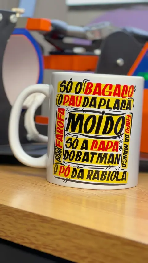 Caneca Só o Pó