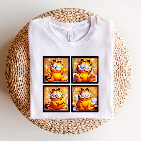 T-shirt Personagens Quadradinhos
