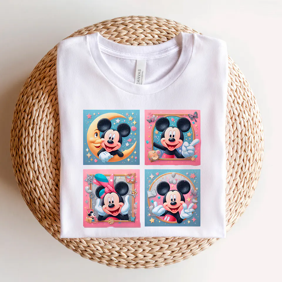 T-shirt Personagens Quadradinhos 2