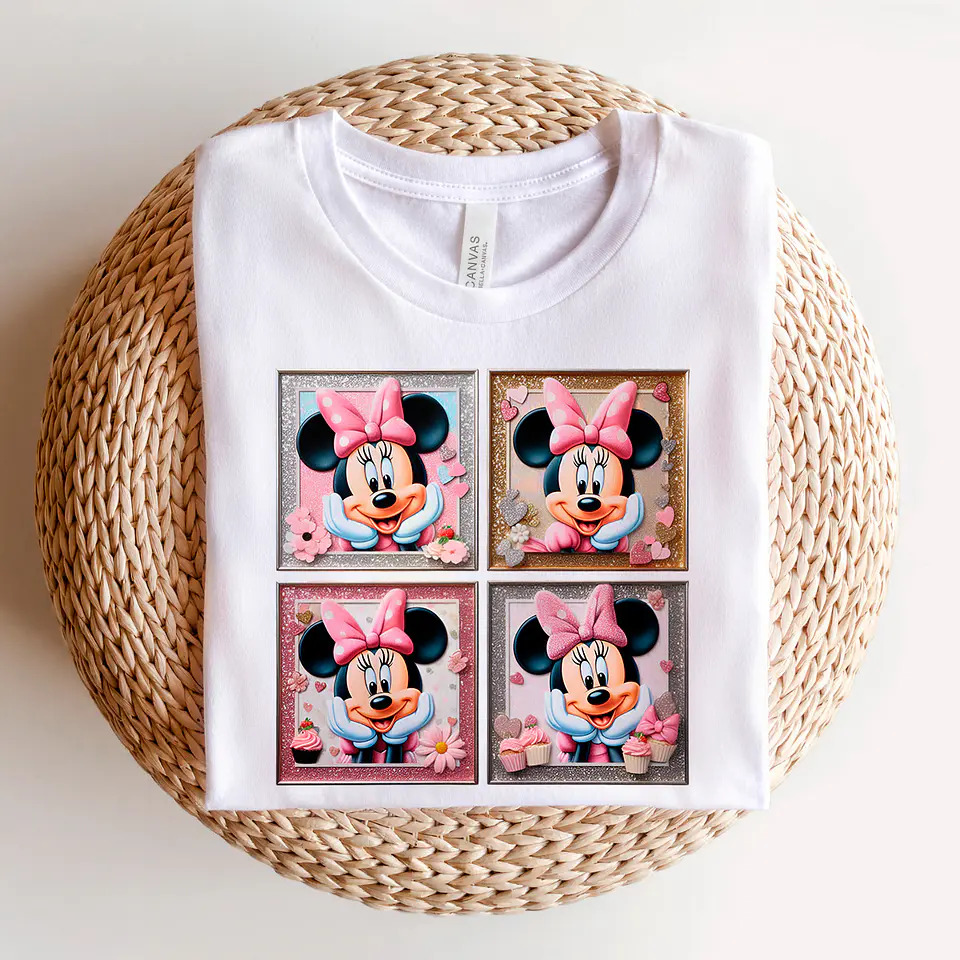 T-shirt Personagens Quadradinhos 9