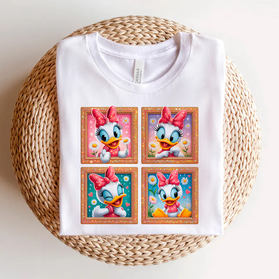 T-shirt Personagens Quadradinhos 16