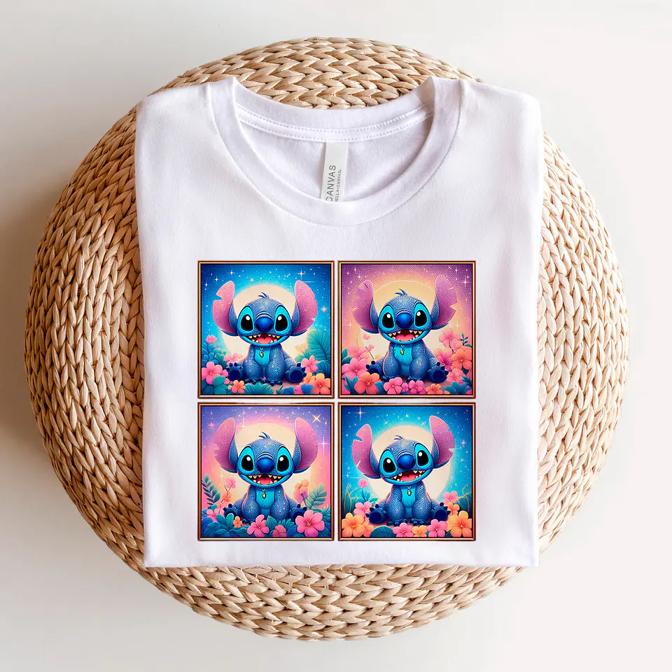 T-shirt Personagens Quadradinhos 19
