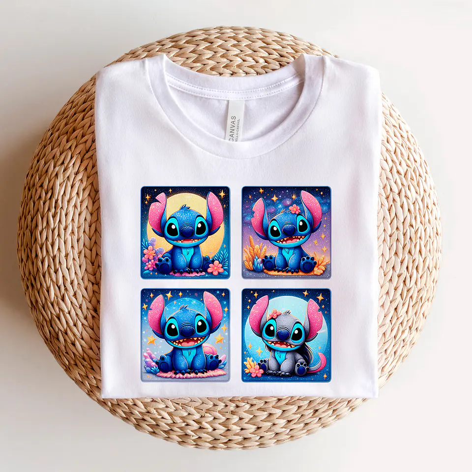 T-shirt Personagens Quadradinhos 20