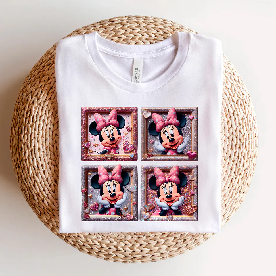 T-shirt Personagens Quadradinhos 23