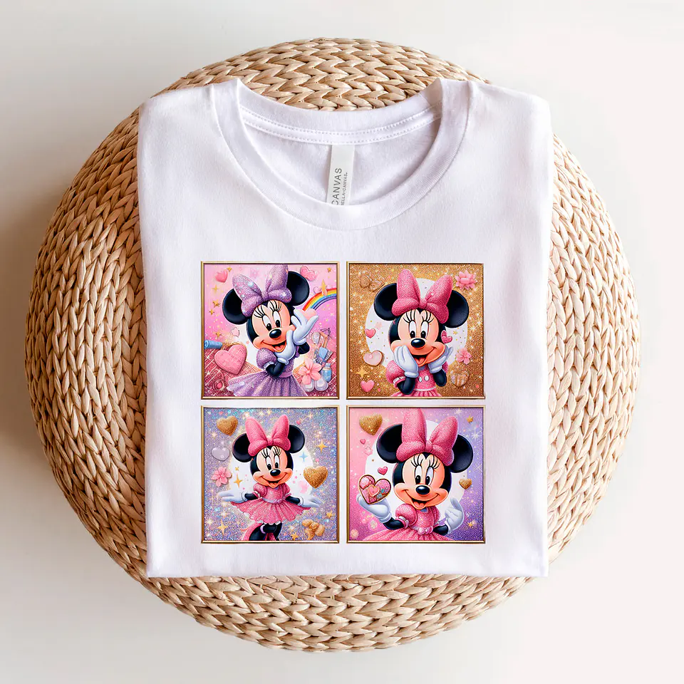 T-shirt Personagens Quadradinhos 24