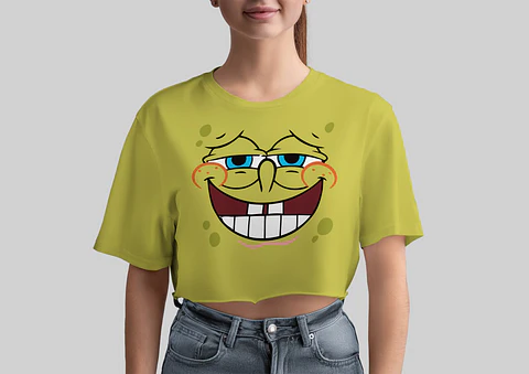 T-shirt do Bob Esponja expressões