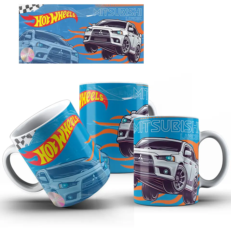 Canecas Hot Wheels 5
