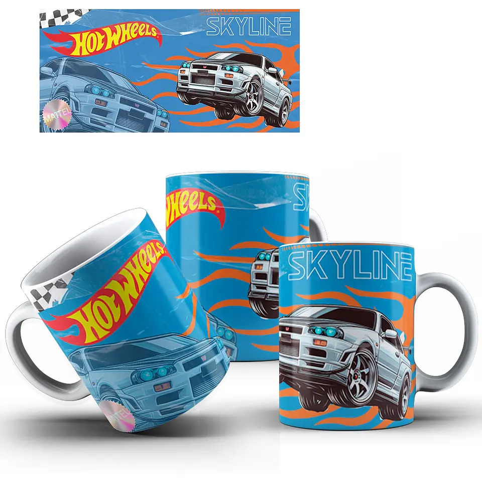 Canecas Hot Wheels 7