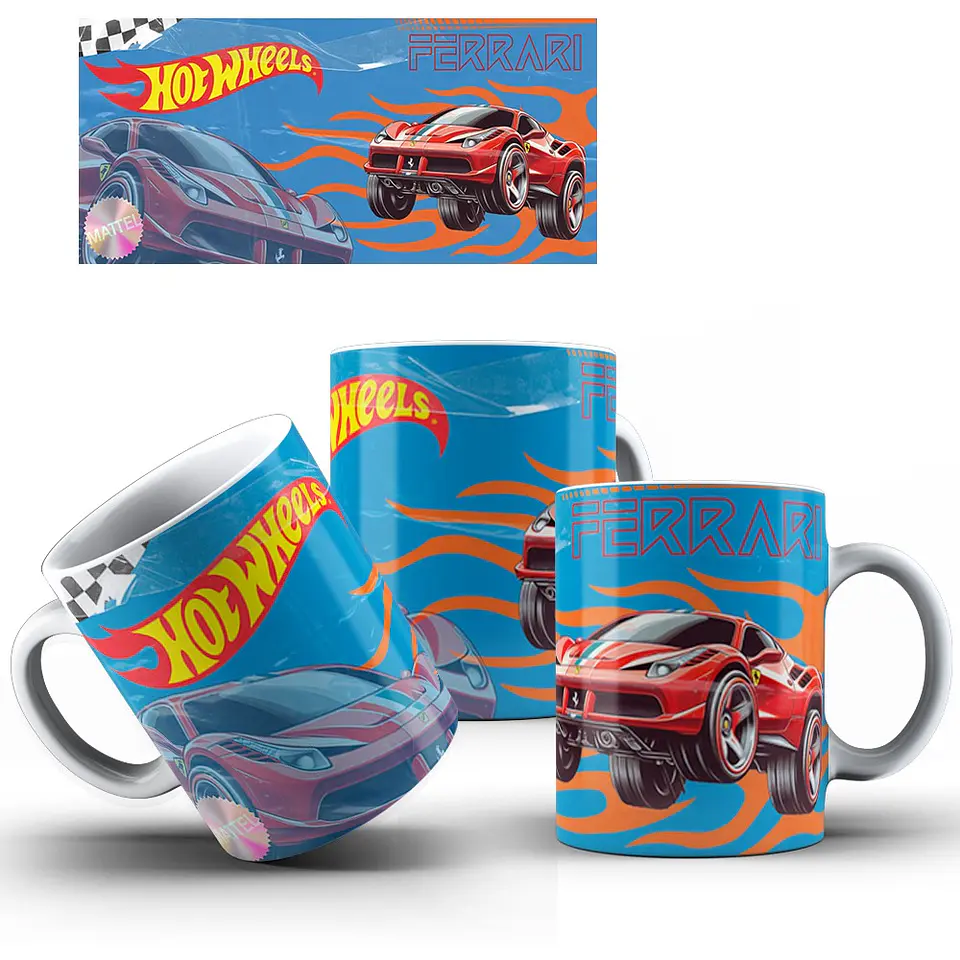 Canecas Hot Wheels 10