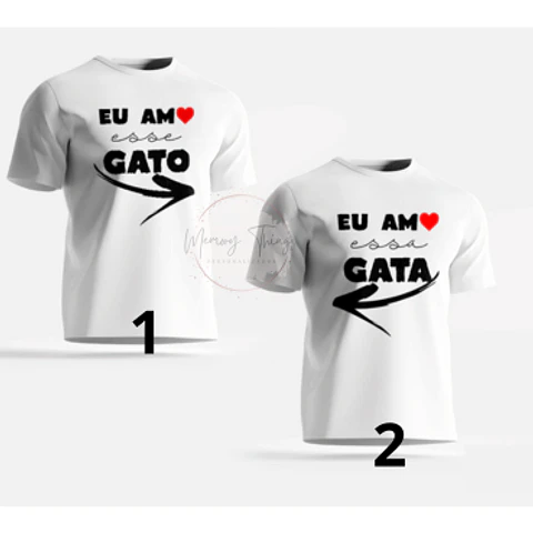 T-shirt Namorado Dupla