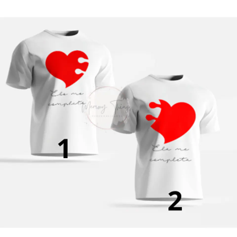 T-shirt Namorado Dupla 7