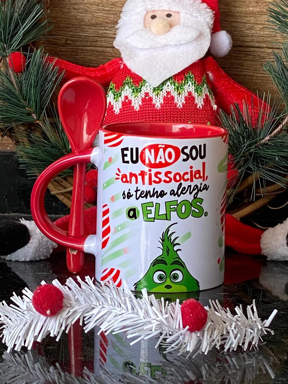 Caneca Natal Grinch Debochado 2